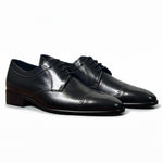 Calzoleria Toscana Gaggio Parma Calfskin Cap Toe Derby Black