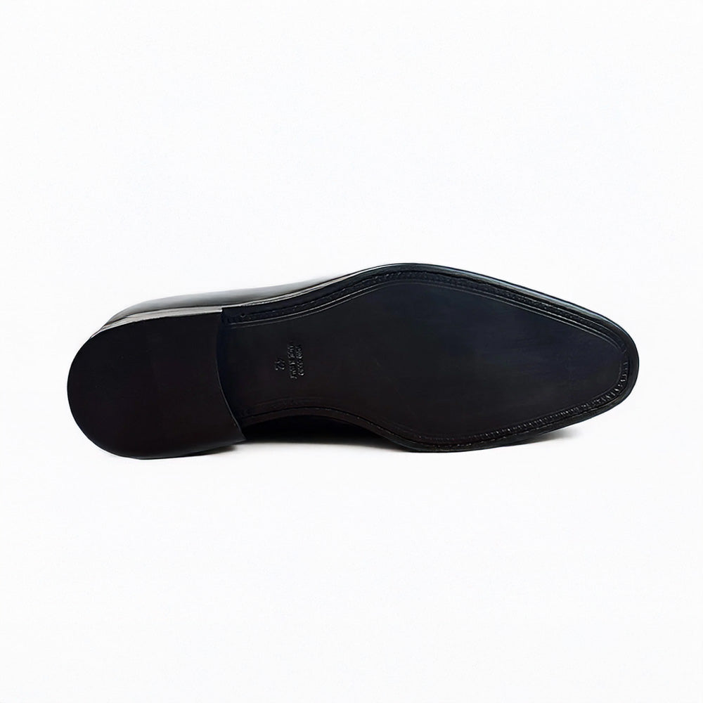 Calzoleria Toscana Gaggio Parma Calfskin Cap Toe Derby Black