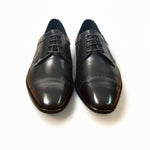 Calzoleria Toscana Gaggio Parma Calfskin Cap Toe Derby Black