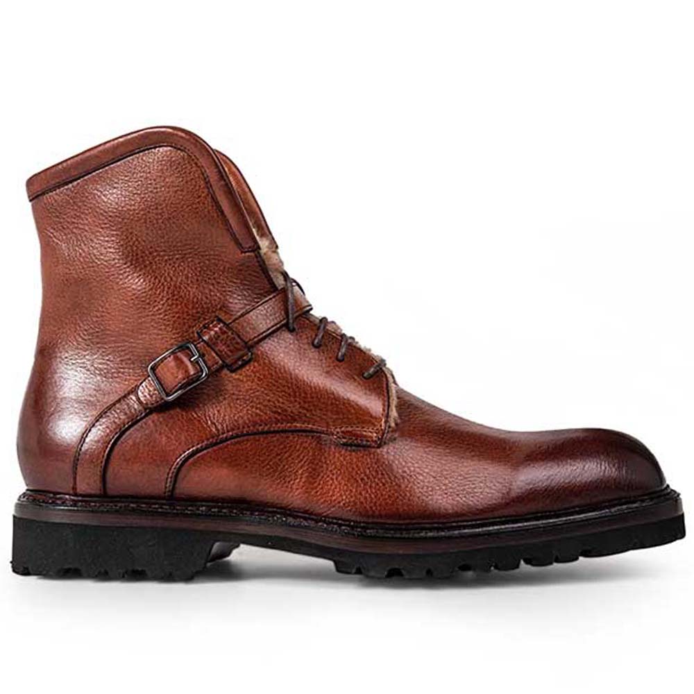 Ugo Vasare George Winter Shearling Boots Tan