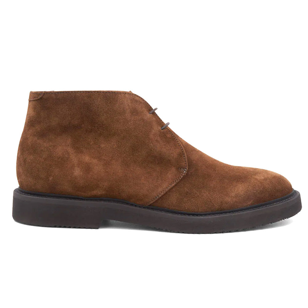 Aquatalia Golliard Suede Lace Up Chukka Boot Cognac