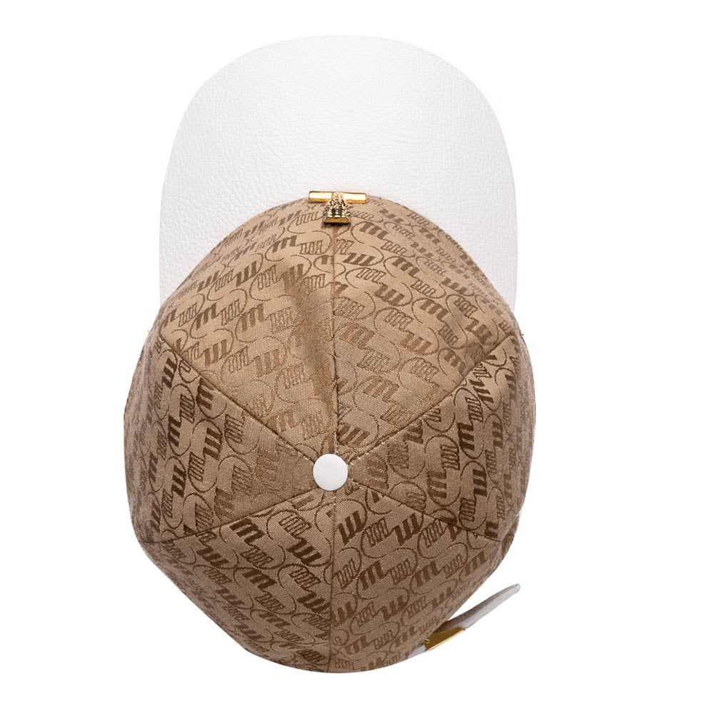 Mauri H65 Double M. Fabric & Time Hat White / Beige