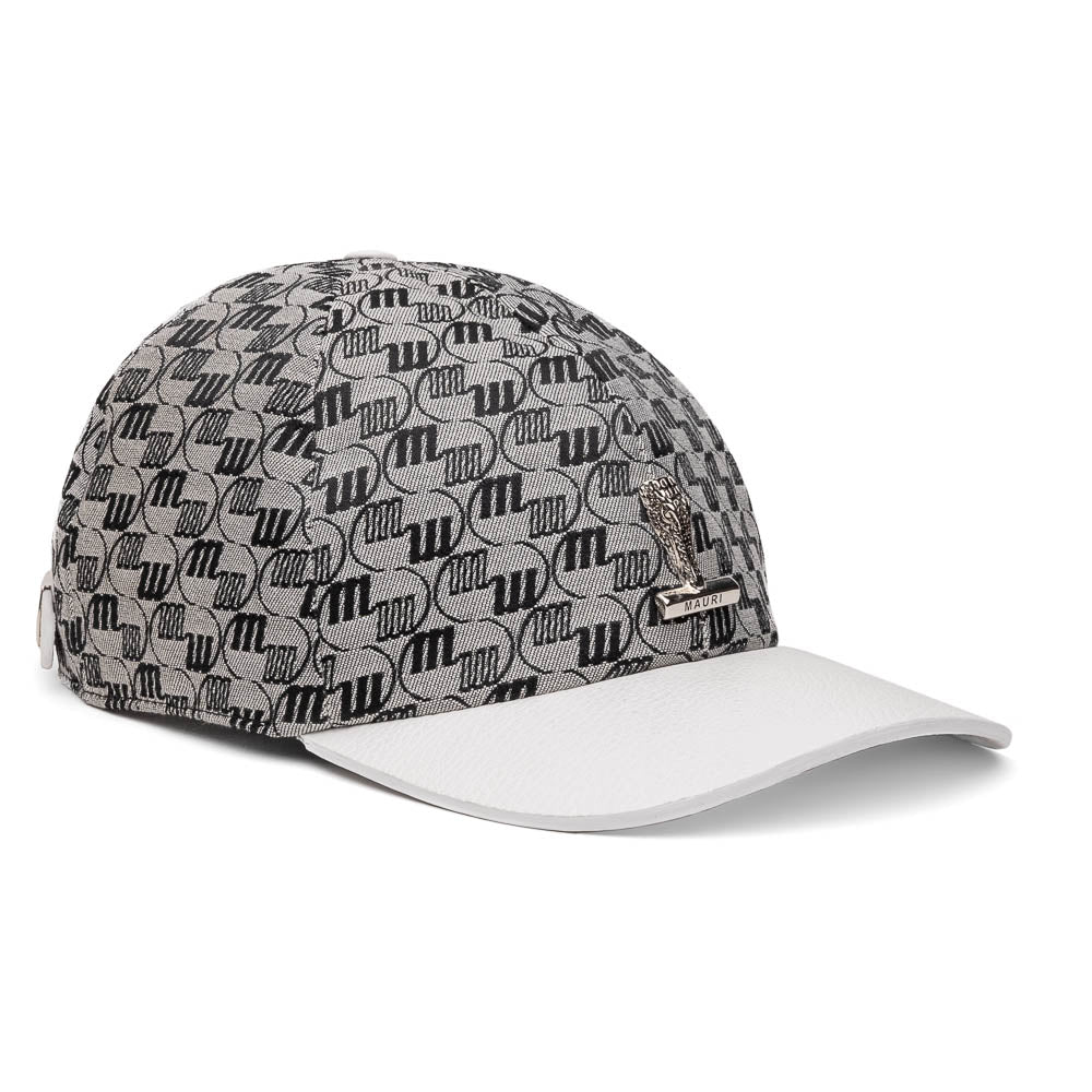 Mauri H65 Double M. Fabric & Time Hat White / Black