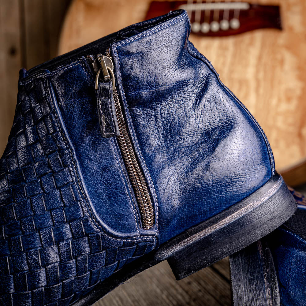 Calzoleria Toscana H705 Woven Boots Navy