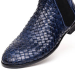Calzoleria Toscana H705 Woven Boots Navy