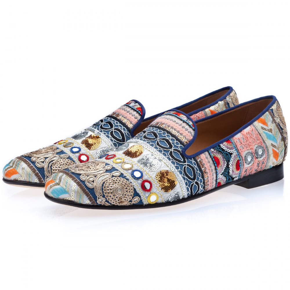Superglamourous Harly Nandita Slippers White