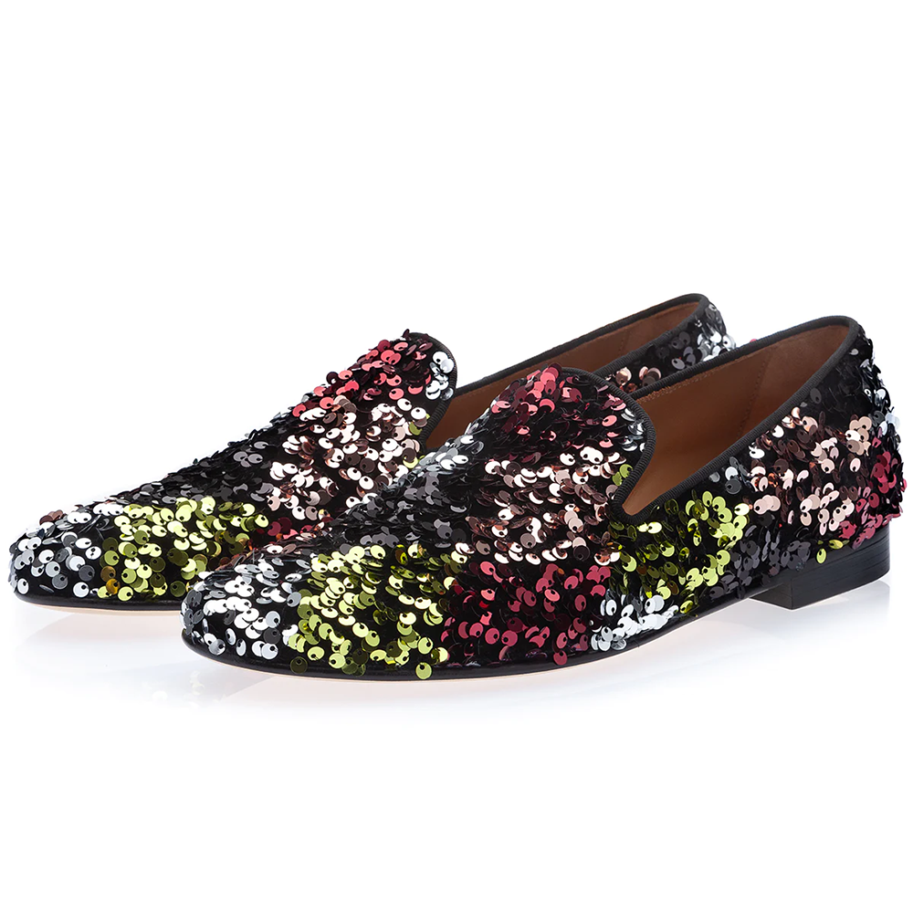 Superglamourous Harley Rhombus Slippers Multi-Color