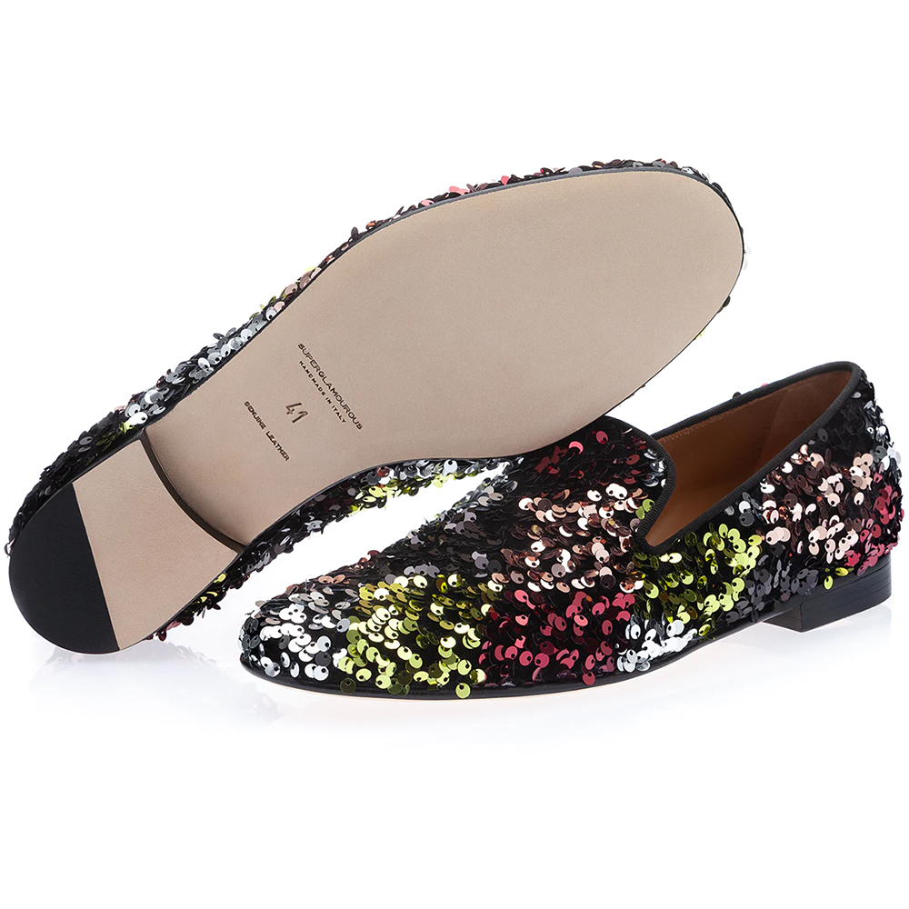 Superglamourous Harley Rhombus Slippers Multi-Color