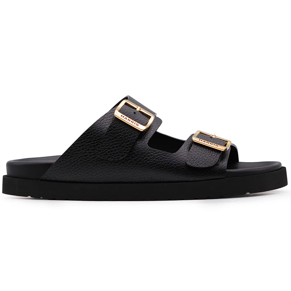 Harris Firenze 1913 Calfskin Sandals Black