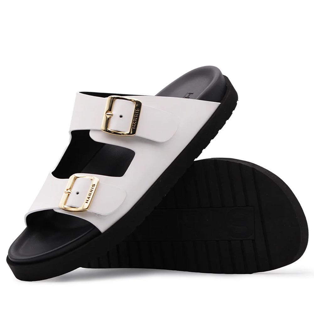 Harris Firenze 1913 Calfskin Sandals White