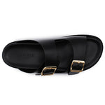 Harris Firenze 1913 Calfskin Sandals Black