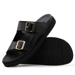 Harris Firenze 1913 Calfskin Sandals Black