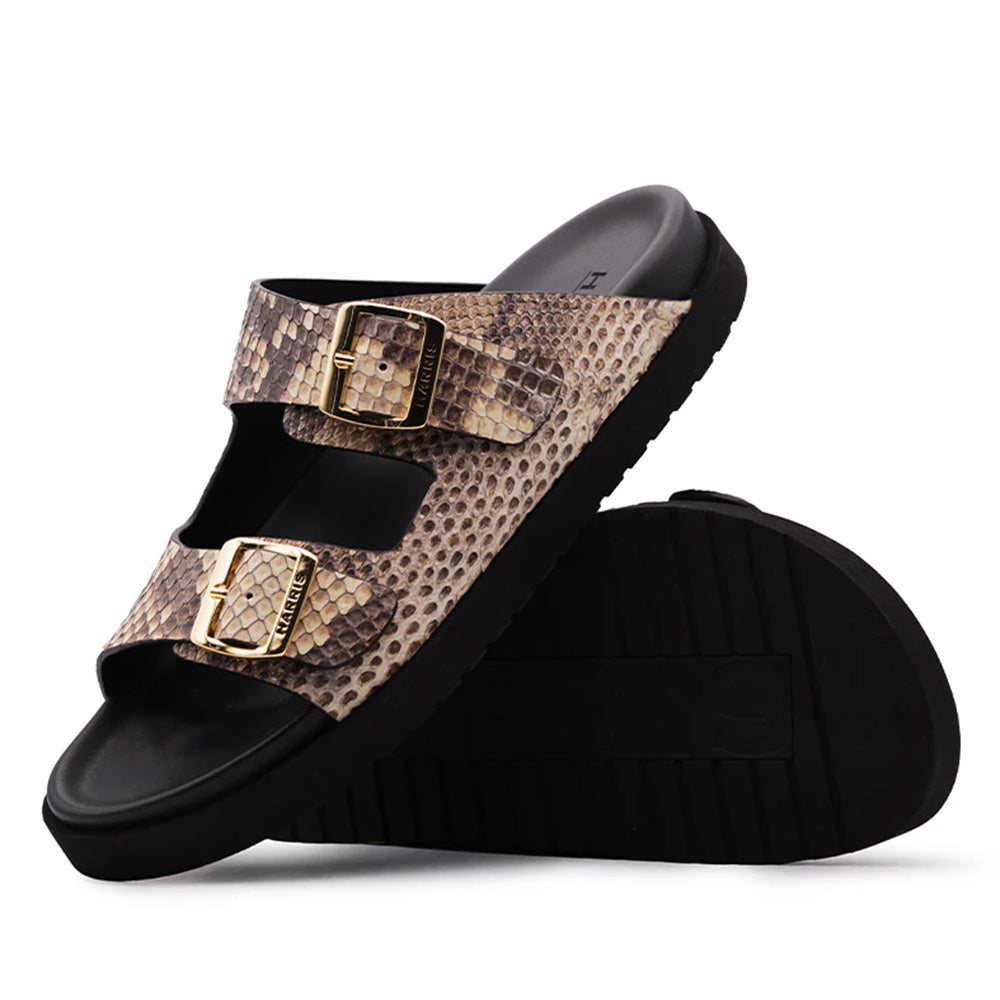 Harris Firenze 1913 Genuine Python Sandal Rock