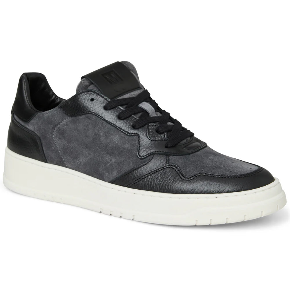 Bruno Magli Henry Suede & Leather Sneaker Black