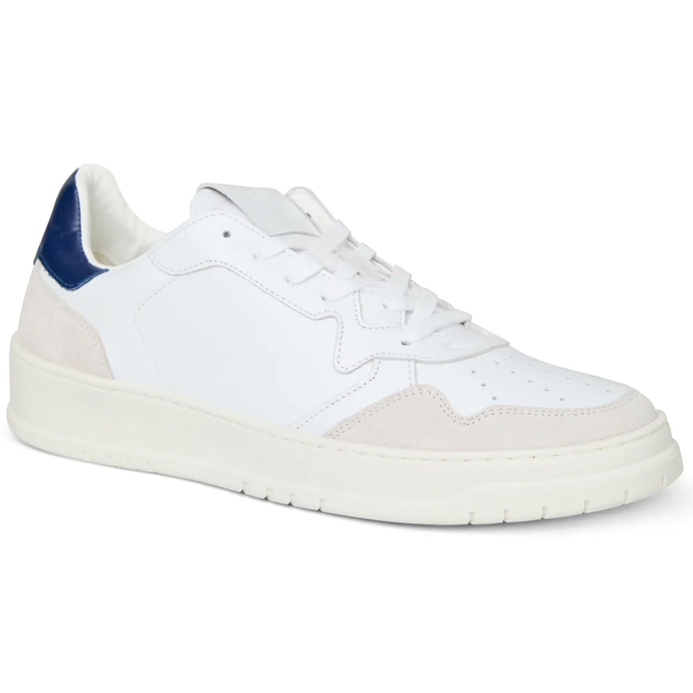 Bruno Magli Henry Suede & Leather Sneaker White
