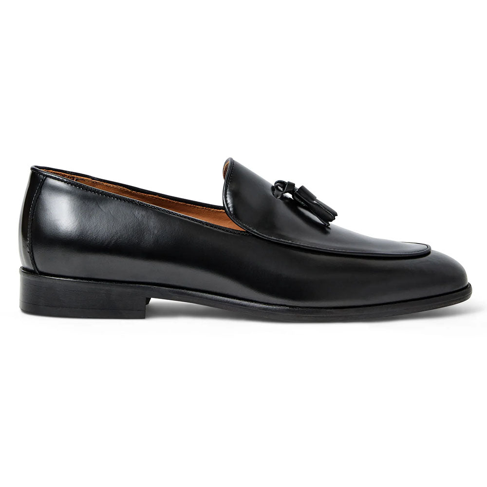 Bruno Magli Hugo Leather Tassel Loafer Black
