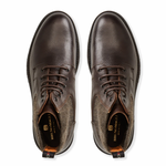 Bruno Magli Hunter Contemporary Lace-Up Stretch Boot Dark Brown