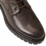 Bruno Magli Hunter Contemporary Lace-Up Stretch Boot Dark Brown