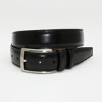 Torino Leather Hand Stained Italian Calf - Black