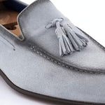 Harris Firenze 1913 Suede Tassel Moccasin Grey