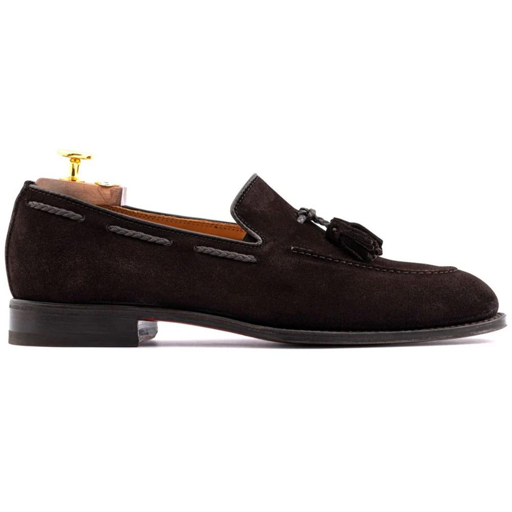 Harris Shoes 1913 Suede Loafer Brown