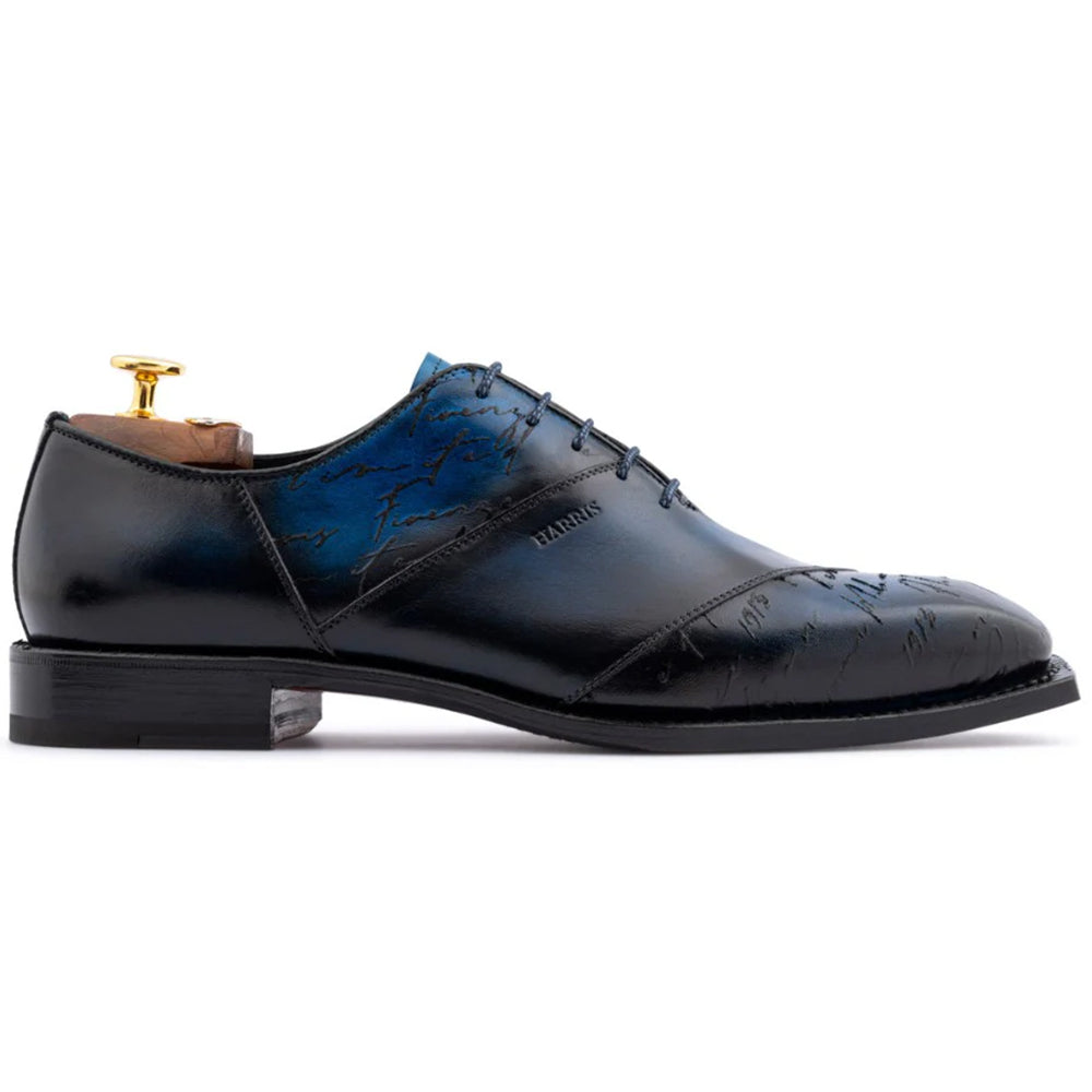 Harris Firenze 1913 Hand-Painted Signature Oxford Blue