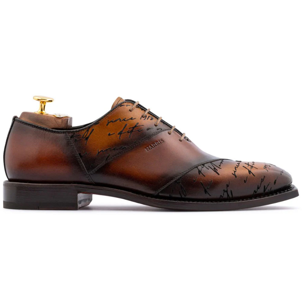 Harris Firenze 1913 Hand-Painted Signature Oxford Brown