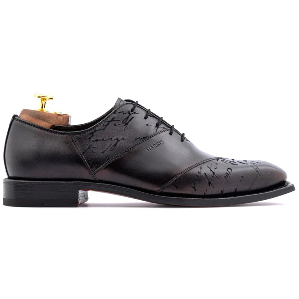 Harris Firenze 1913 Hand-Painted Signature Oxford Black
