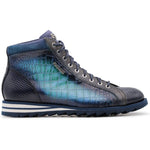 Harris Firenze 1913 Leather Ankle Boots Blue