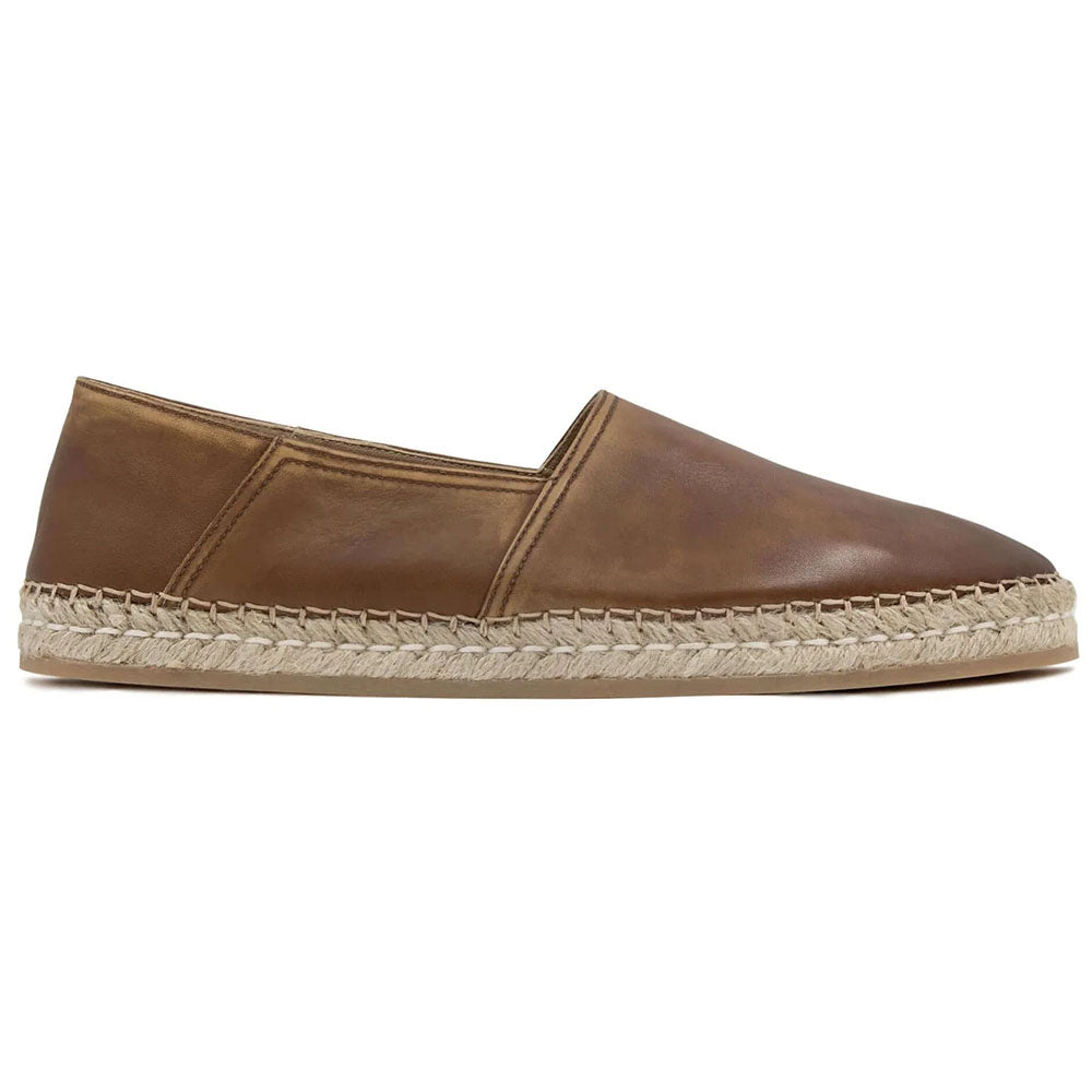 Il Gergo Havana Leather Espadrillas Slip-On Brown