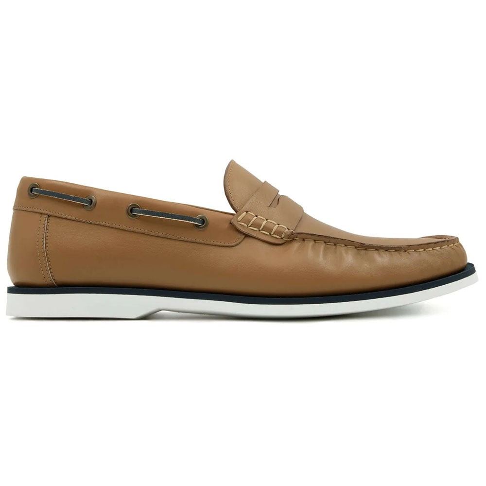Il Gergo Herman Leather Boat Moccasin Tan