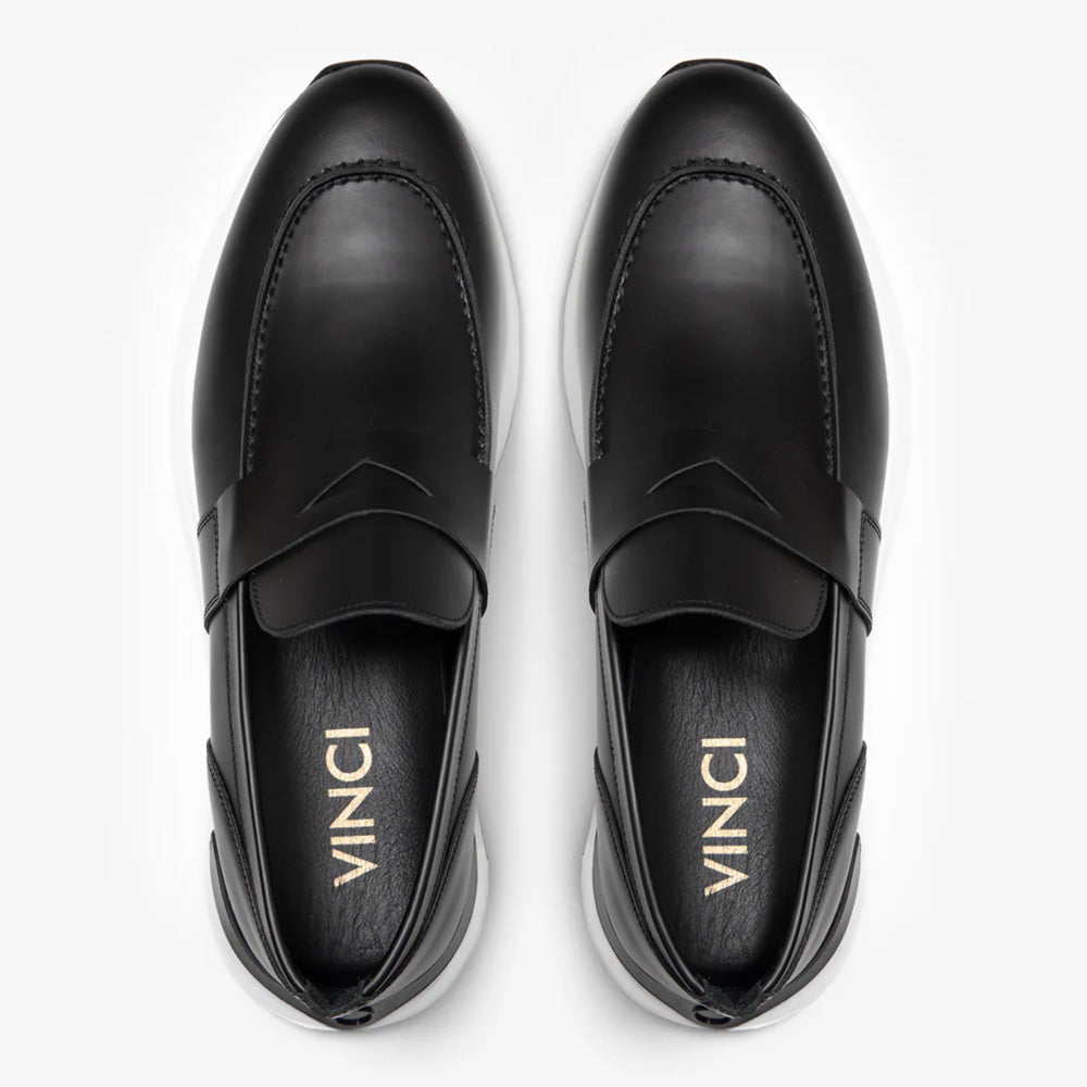 Vinci Leather The Lara Leather Sneaker Black