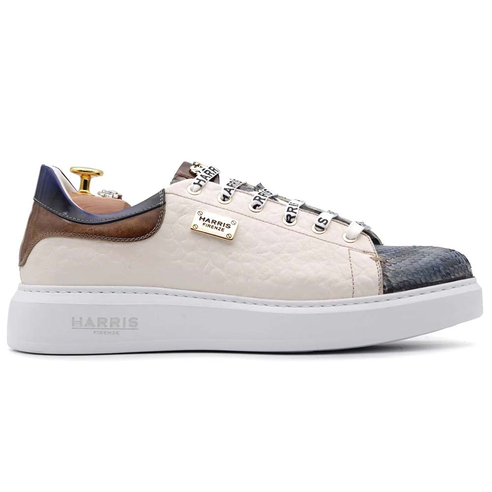 Harris Firenze 1913 Leather / Python Sneakers Jeans