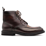 Harris Firenze 1913 Polish Coashed Hand-Painted Leather Boots Brown