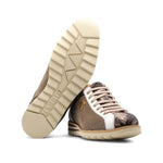 Harris Firenze 1913 Hand Shaded Python Sneaker Beige