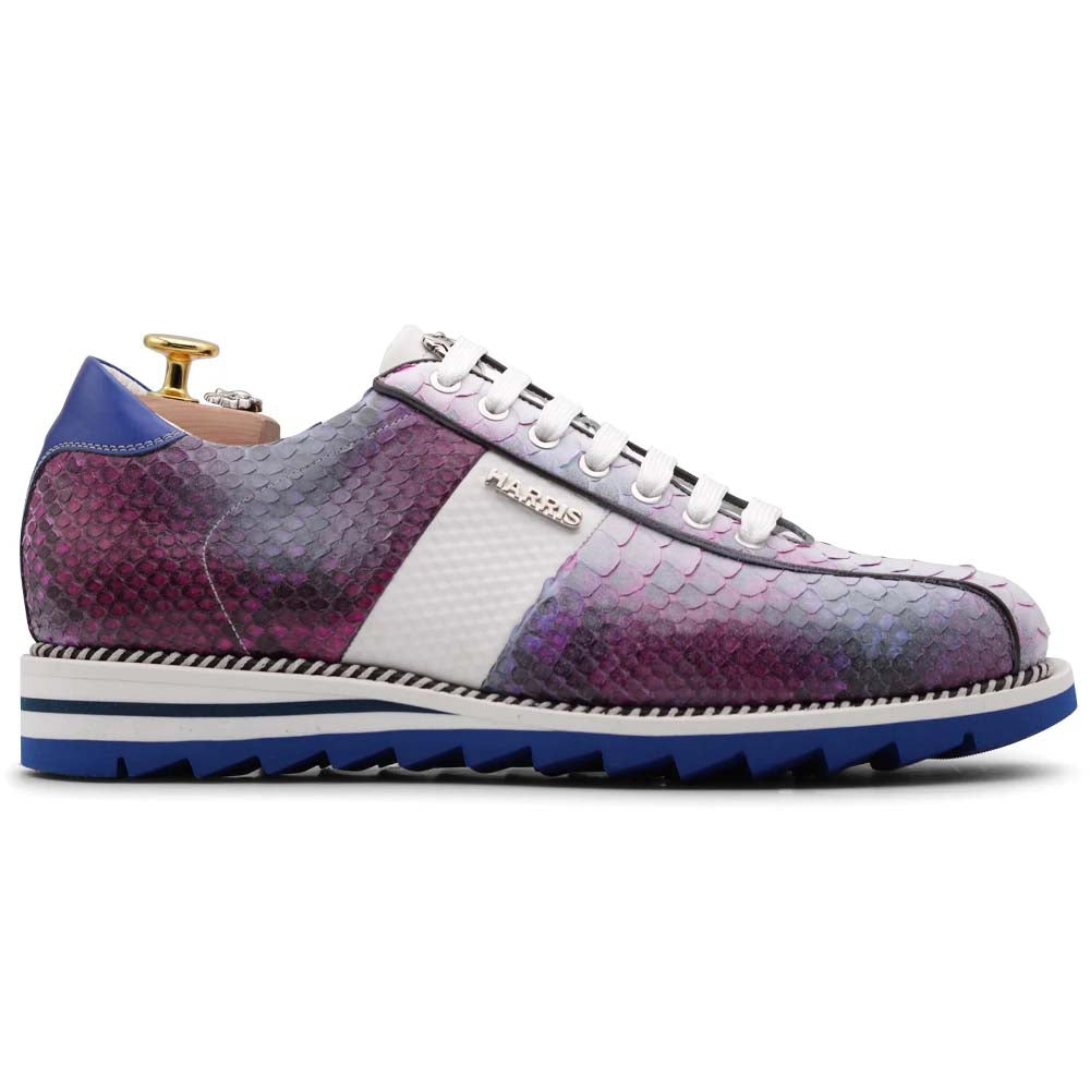 Harris Firenze 1913 Precious Python Sneakers Porpora