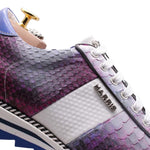 Harris Firenze 1913 Precious Python Sneakers Porpora