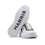 Harris Firenze 1913 Crocodile Print Sneakers White / Black