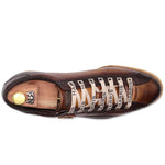 Harris Firenze 1913 Hand Painted Leather Sneakers Brown