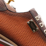 Harris Firenze 1913 Hand Shaded Python Sneaker Arancio