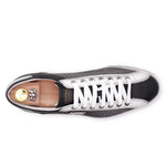 Harris Firenze 1913 Carbon Print Leather Sneakers Black