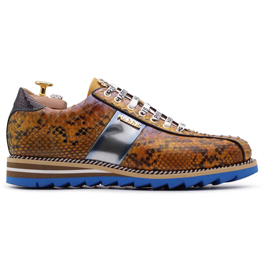 Harris Firenze 1913 Precious Python Sneakers Giallo