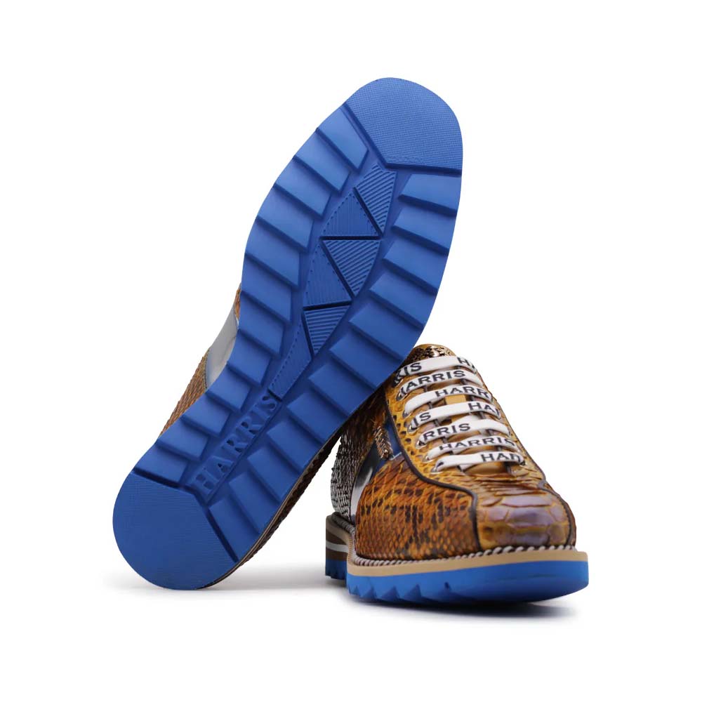 Harris Firenze 1913 Precious Python Sneakers Giallo