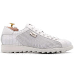 Harris Firenze 1913 Crocodile Print Leather Sneaker White