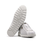 Harris Firenze 1913 Crocodile Print Leather Sneaker White