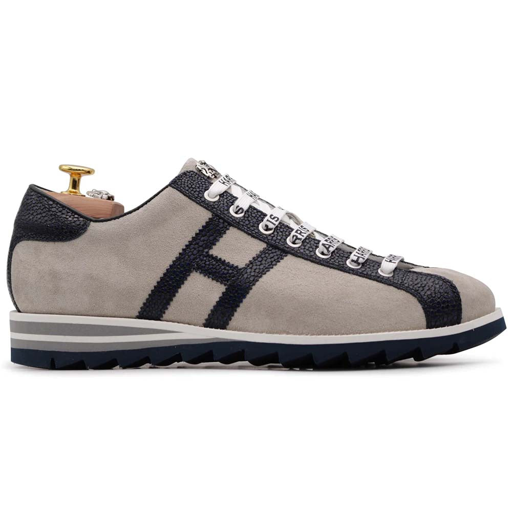 Harris Firenze 1913 Leather & Suede Sneakers Beige
