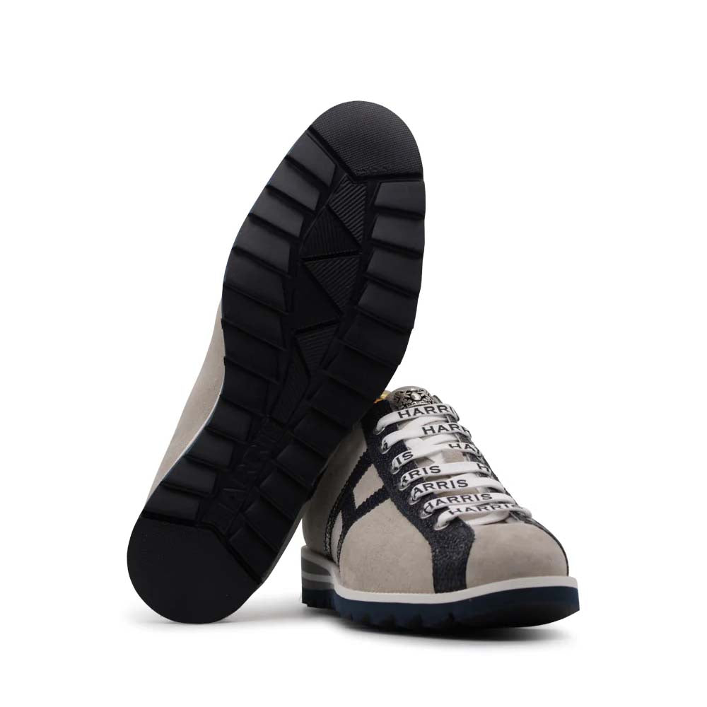 Harris Firenze 1913 Leather & Suede Sneakers Beige