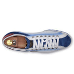 Harris Firenze 1913 Suede Perforated Sneakers Azzuro