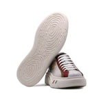 Harris Firenze 1913 Crocodile Print Sneakers White / Red