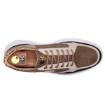 Harris Firenze 1913 Precious Python & Suede Sneakers Brown